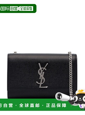 1h可退 香港直邮潮奢 Saint Laurent 圣罗兰 女士 KATE 黑色徽标