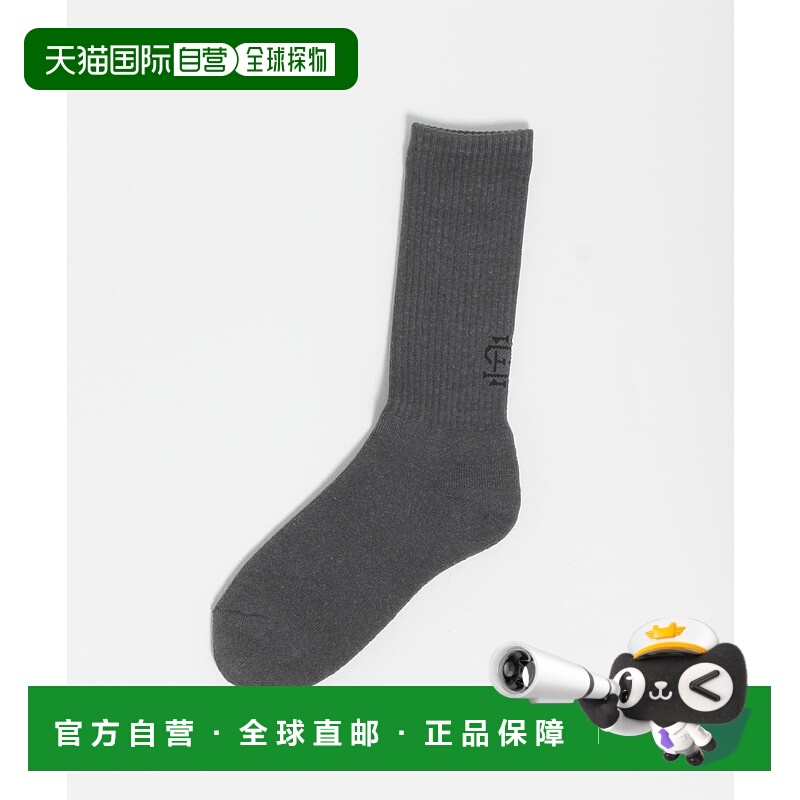 1h可退 日本直邮SEE SEE 男装 原创LOGO设计 袜子 BSM4724FWSO01