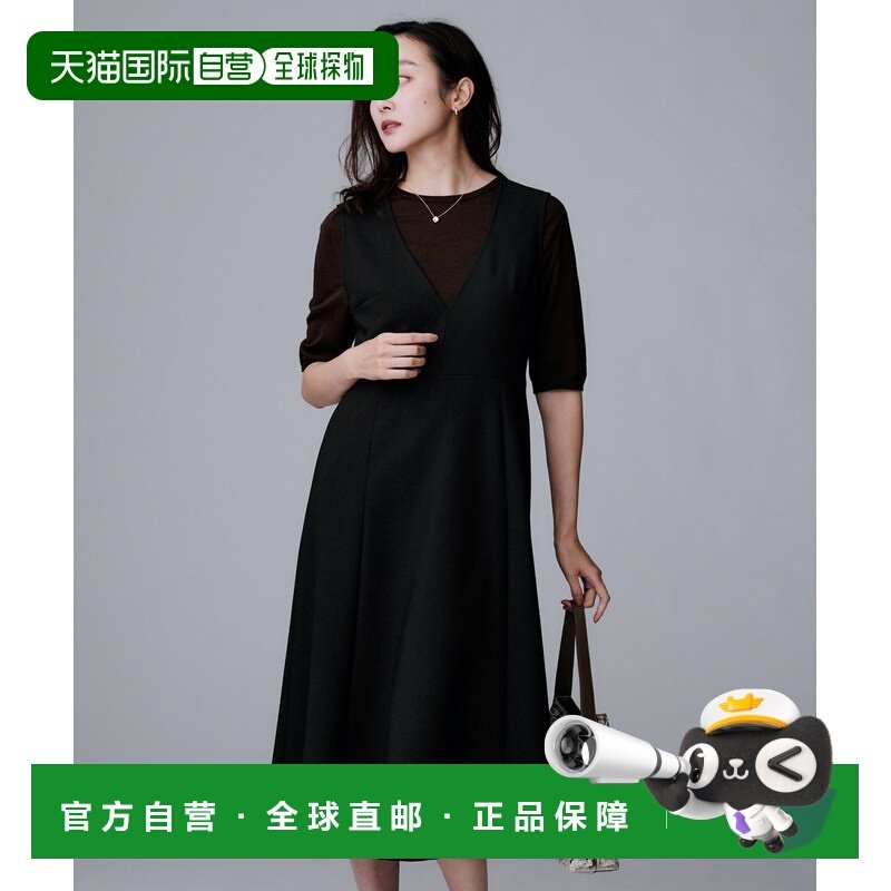 1h可退 日本直邮UNTITLED 女装 V领 A字型 背带连衣裙 无口袋 肩,女装/女士精品,连衣裙,淘宝优惠券,粉丝福利购,淘宝优惠卷