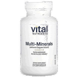 香港直邮Vital Nutrients多种矿物质（不含铜和铁）120 粒素食