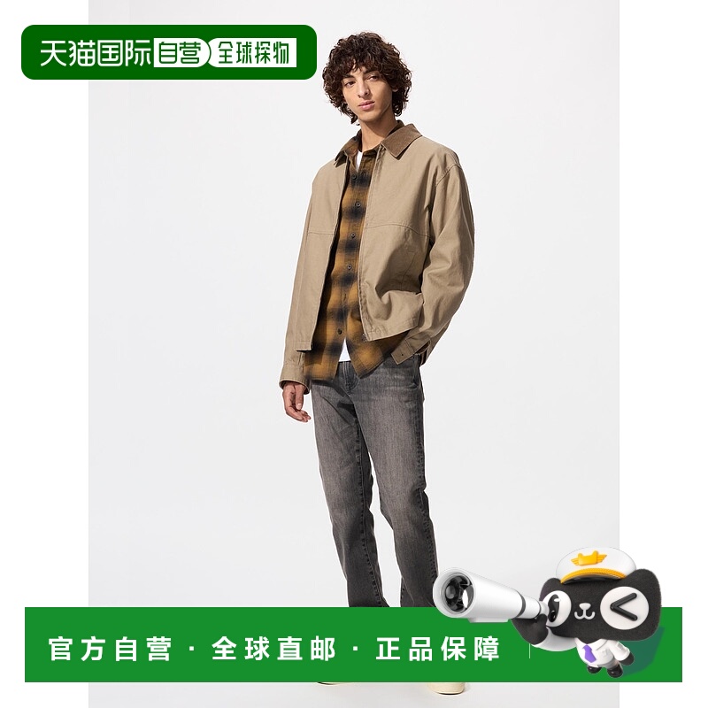 日潮跑腿UNIQLO优衣库 HEATTECH 弹力牛仔裤 481400