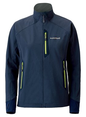 日潮跑腿Montbell蒙贝欧女夹克拼色典雅优美简洁百搭潮流1106556