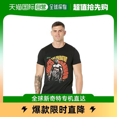 香港直邮潮奢 ufc 男士Francis Ngannou Time 大号复古T恤