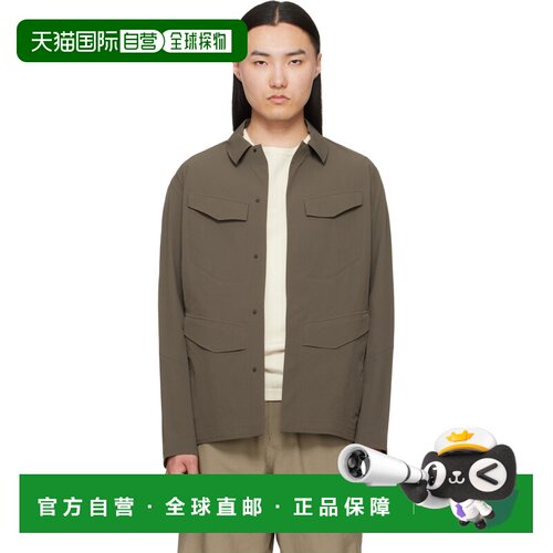 1h可退 香港直邮Veilance 男士 灰褐色 Field Softshell 夹克 X00