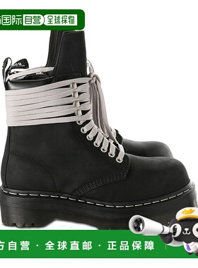 香港直邮RICK OWENS 女士靴子 DW02E6813900109 CO 黑色 圆头短筒