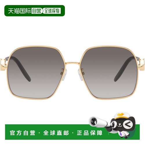 香港直邮Fendi 芬迪 女士 金色 FF Diamonds 太阳镜 FE40218U5830