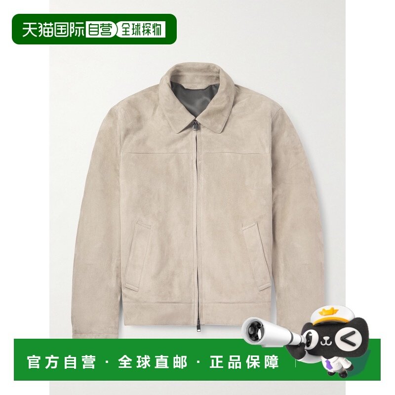 1h可退 香港直邮潮奢 Brioni 布里奥尼 男士 麂皮拉链夹克 PLBV0L,男装,夹克,淘宝优惠券,粉丝福利购,淘宝优惠卷