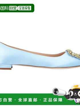 自营 Manolo Blahnik Flat Blue - 蓝色 女鞋单鞋美国直发奥莱