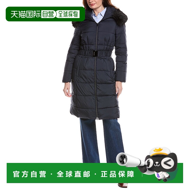自营Tahari Emily Puffer Jacket - blue 美国奥莱直发