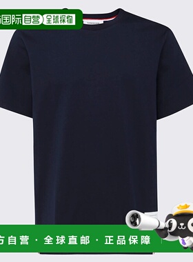 香港直邮THOM BROWNE 男士T恤 MJS067A00042415 AW2022 蓝色