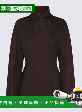 香港直邮FENDI 女士西服 FJ7548AJYFF0AU3 AW2024 紫色羊毛外套