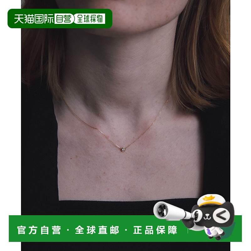 1h可退 日本直邮decor 女士 18K金 钻石项链0.1ct URA42PD002