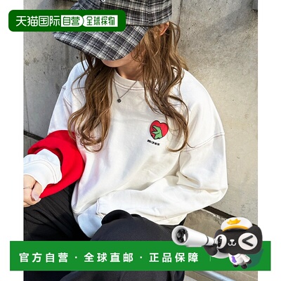 1h可退 日本直邮DOUBLE NAME 女装 宽松短款套头T恤 心形mini rex