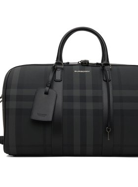 潮奢 Burberry 巴宝莉 男士 灰色 Boston Holdall 行李包 8062917
