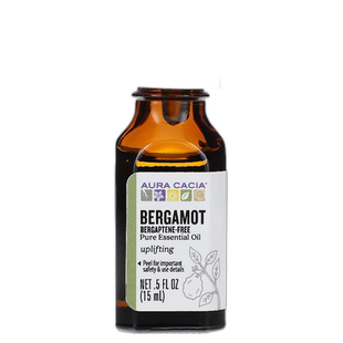 香港直邮Aura Cacia,香柠檬，无香豆素，令人振奋，0.5盎司（15毫