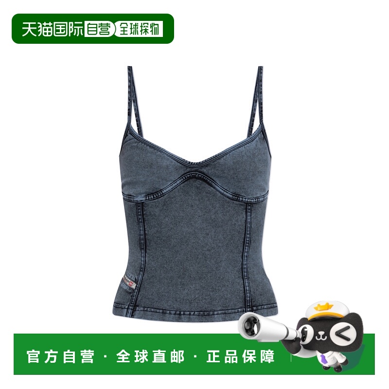 香港直邮DIESEL 女士背心吊带 TONYA183610KIBY01A AW2025 蓝色