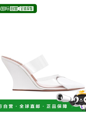 1h可退 香港直邮Alaia LE CŒUR 坡跟凉鞋 AA3M3005CK150