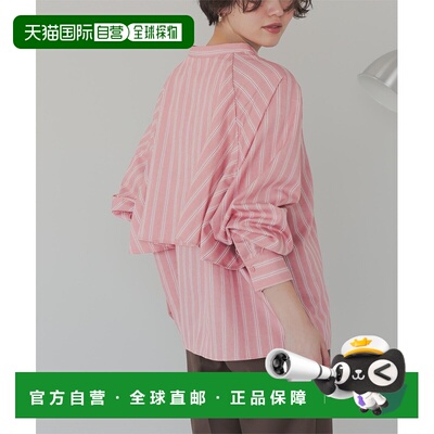 日本直邮titivate 女士后系带荷叶边宽松衬衫 AFXN2162通勤