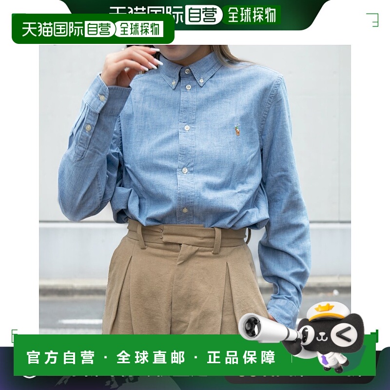 日本直邮Ralph Lauren 服装男士女士衬衫 XL 18-20 棉质蓝色 CORE