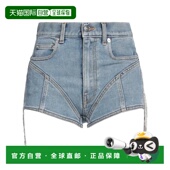 热裤 1h可退 MuglerMUGLER 牛仔短裤 美国直邮 Thierry