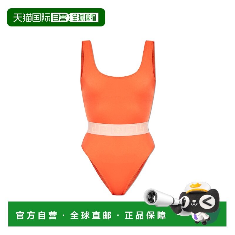 香港直邮VERSACE 女士泳装 10032041A111192RB10 AW2024 橙色