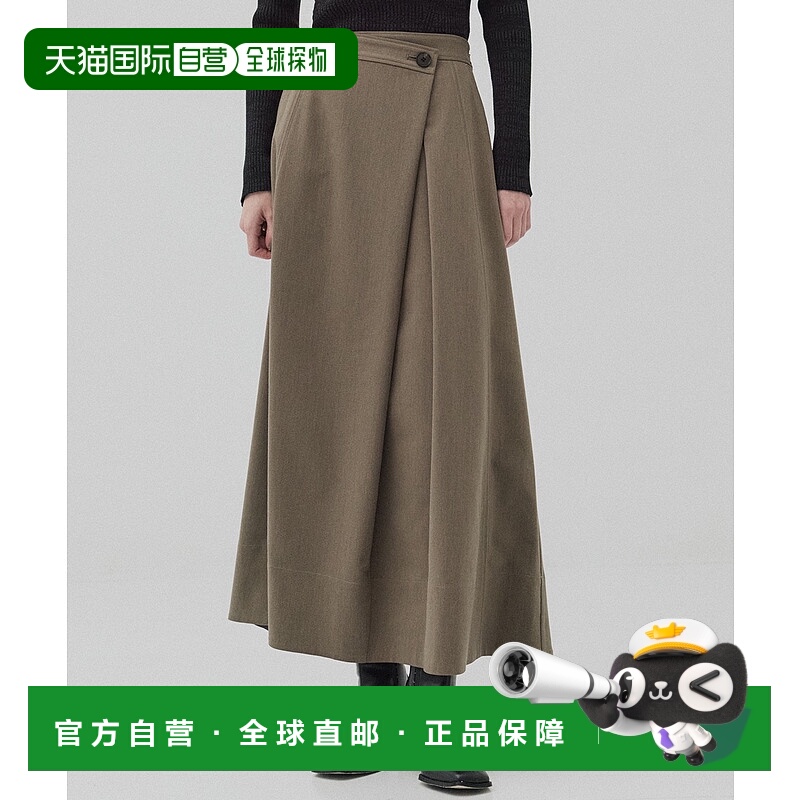 1h可退 日本直邮PUBLIC TOKYO 女装 不对称裹身设计 A字裙 165544