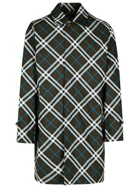 潮奢 Burberry 巴宝莉 男士 长袖格纹风衣 8091845