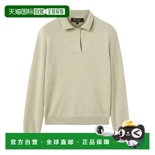 香港直邮Loro Piana 长袖针织Polo衫 FAO0313 羊绒山羊绒针织衫