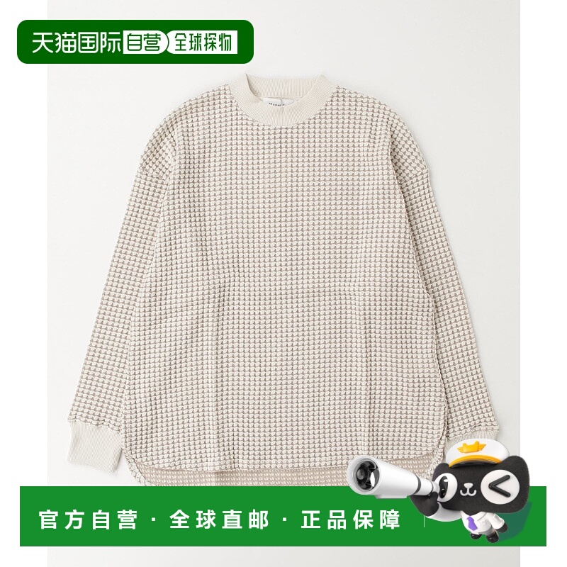 1h可退 日本直邮MASTER FRAME 男士大麦花织长袖T恤 A0439UTS497