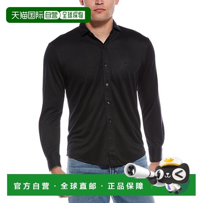 自营TailorByrd Solid Shirt - black 美国奥莱直发