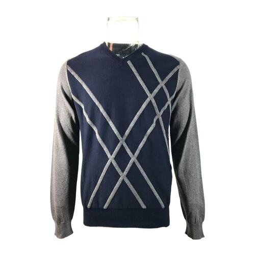 EA7 Emporio Armani 小V领长袖针织衫 SLM02MSL01M