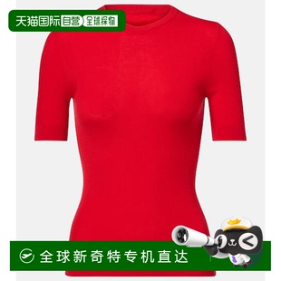 罗纹针织羊毛混纺上衣 1h可退 香港直邮KHAITE 女士 Celina