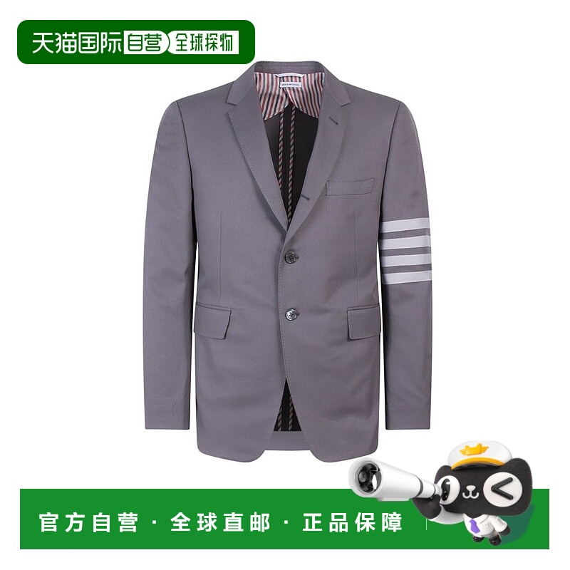 1h可退 香港直邮Thom Browne 汤姆 布朗 男士 单排扣西装外套 MJC