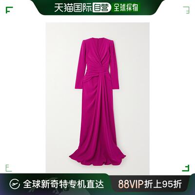 香港直邮潮奢 Zuhair Murad 女士 褶皱卡迪睡裙 RDR24034