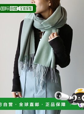 1h可退 日本直邮Sankyo Shokai 女士大判羊毛围巾格纹披肩 810035