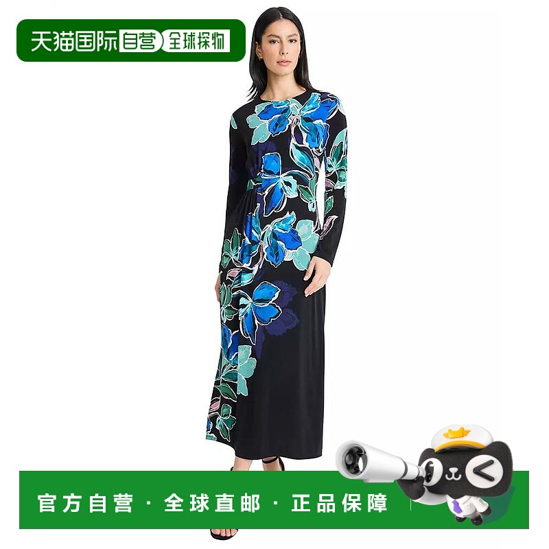 1h可退 【美国直邮】maggy london 女士 连衣裙印花长款