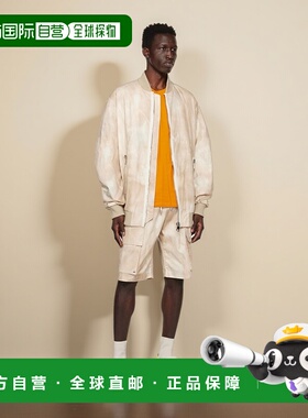 香港直邮BALMAIN 男士T恤 AH1EF000BB04KBJ AW2023 黄色 徽标印花