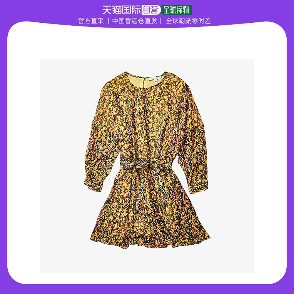 香港直邮潮奢 derek lam 10 crosby 女士长袖三角形裙摆连衣裙