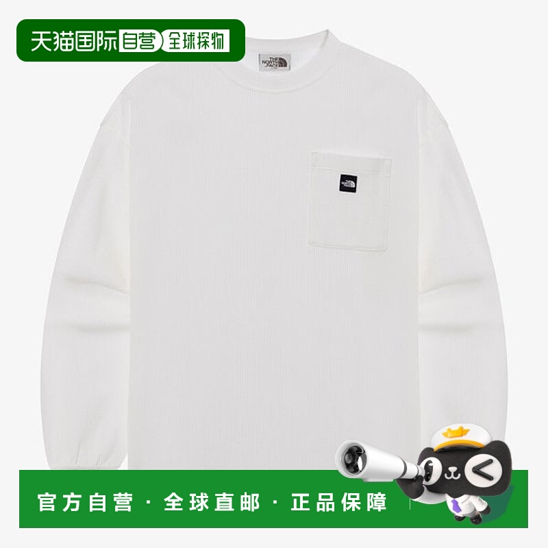 韩国直邮THE NORTH FACE [北脸官方] NT7TR02L 白标华夫格长袖圆_