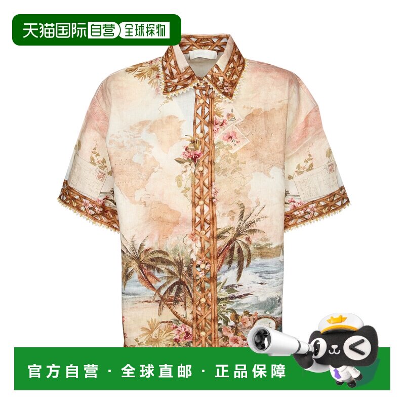 香港直邮ZIMMERMANN 女士衬衫 7632TSS263ISMB AW2026 花色图片