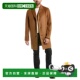 Haan Brown Wool 自营Cole Blend Coat 男装 外套美国奥莱直发