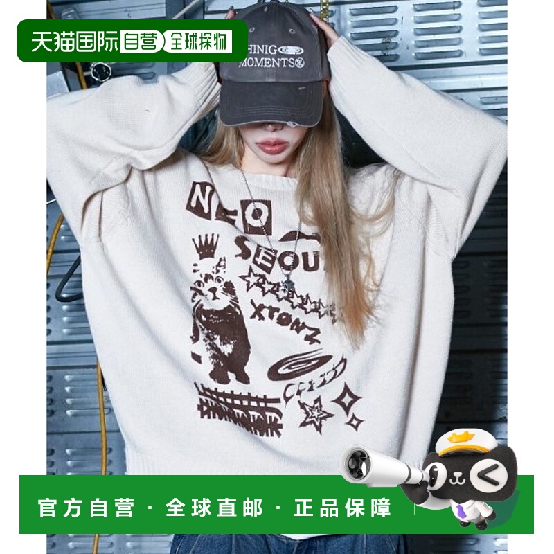 韩国直邮XTONZ 男针织XF002CR韩东旼 泰山 崔然竣同款