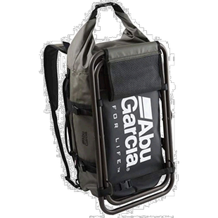 日本直邮【】Abu Garcia 钓鱼用基本款双肩背包 橄榄色防水双肩包