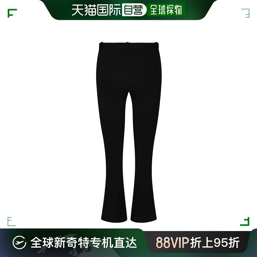 香港直邮潮奢 Versace范思哲女士拉链喇叭休闲裤 A87680A22602