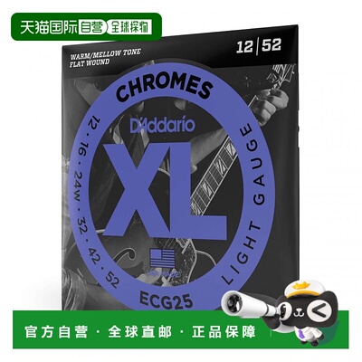 【日本直邮】DAddario达达里奥尼吉他弦ECG25木民谣琴吉他弦线全