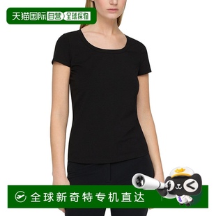 lafayette new 自营 148 黑色 yorkLafayette 148纽约大圆领T恤