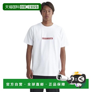 日本直邮Quiksilver CLICKER LOGO DNA 半袖T恤 白色 [24SP]