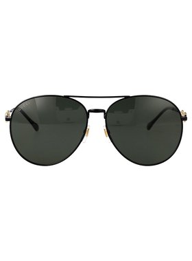 GUCCI 女士眼镜 GG1698S001 CO 黑色 飞行员太阳镜