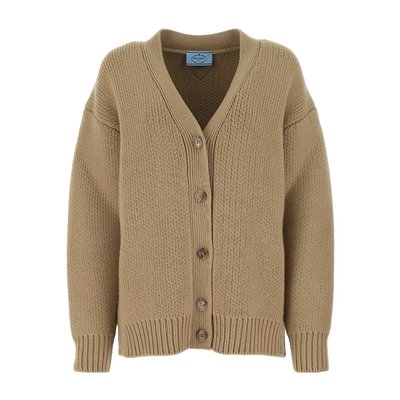 Prada 普拉达 女士 徽标针织开衫 P25L42S22211CT