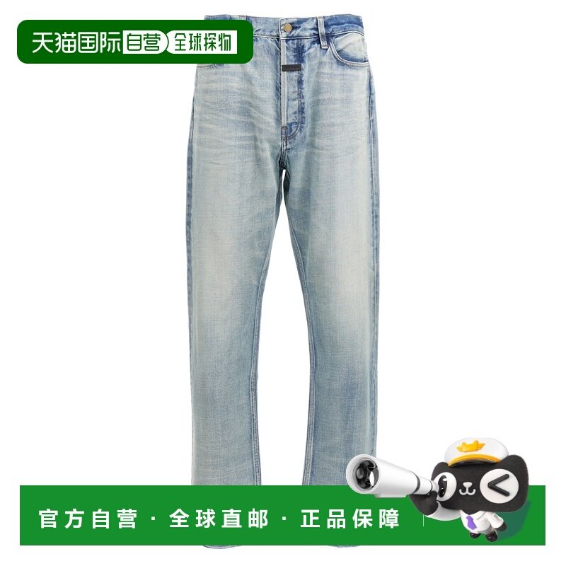 香港直邮essentials fear of god 男士 5口袋牛仔水洗灰色直筒裤,男装,牛仔裤,淘宝优惠券,粉丝福利购,淘宝优惠卷